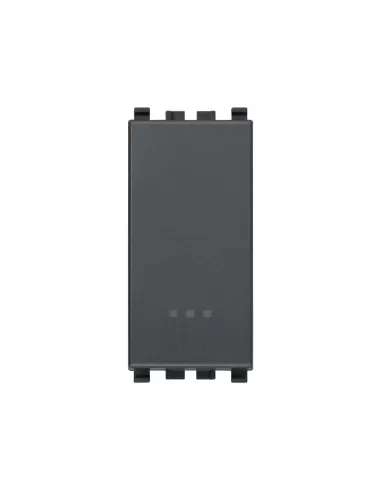 Vimar 20010 1P Nc 10A Grauer Druckknopf